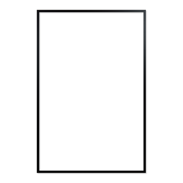 Frame 82 x 124 cm - black oak