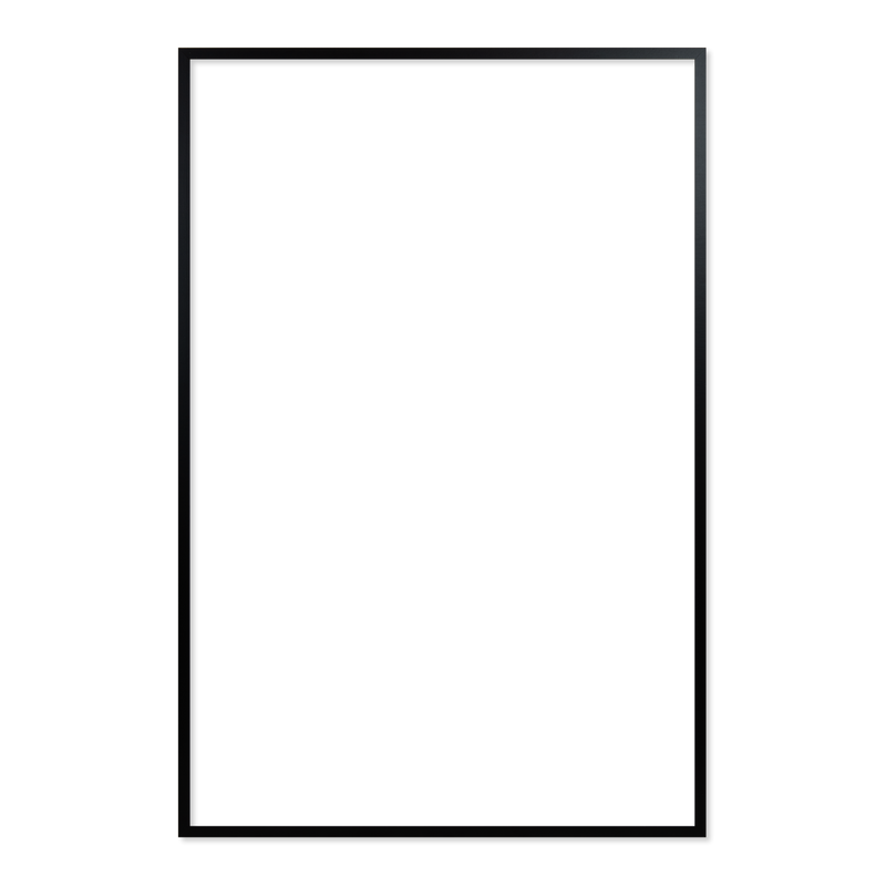 Frame 82 x 124 cm - black oak