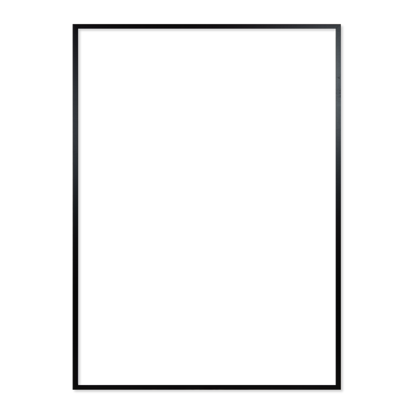 Ramme 84 x 115.8 cm – sort egetræ