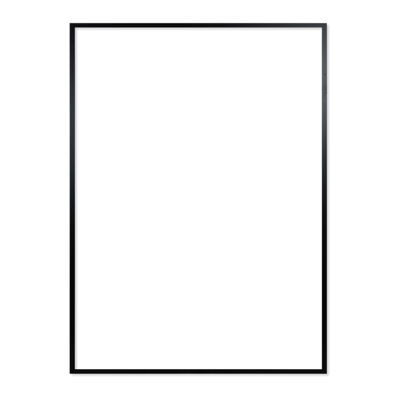 Ramme 84 x 115.8 cm – sort egetræ