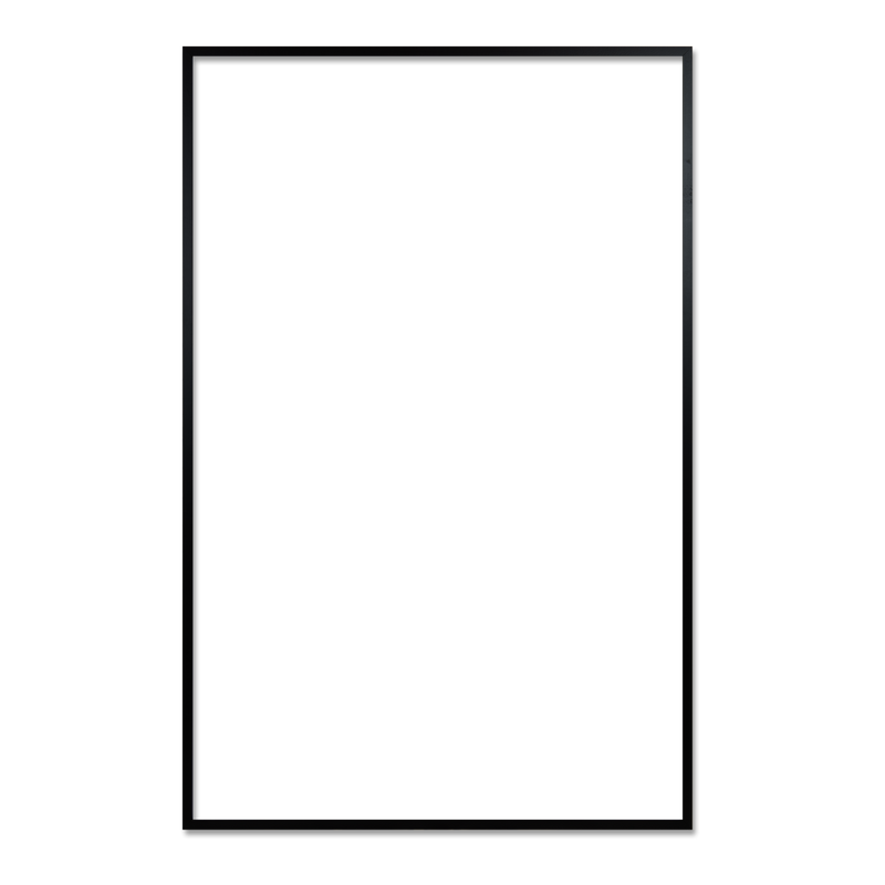 Frame 90 x 140 cm - black oak