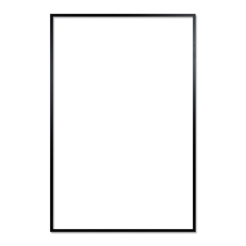 Ramme 92 x 140.3 cm – sort egetræ
