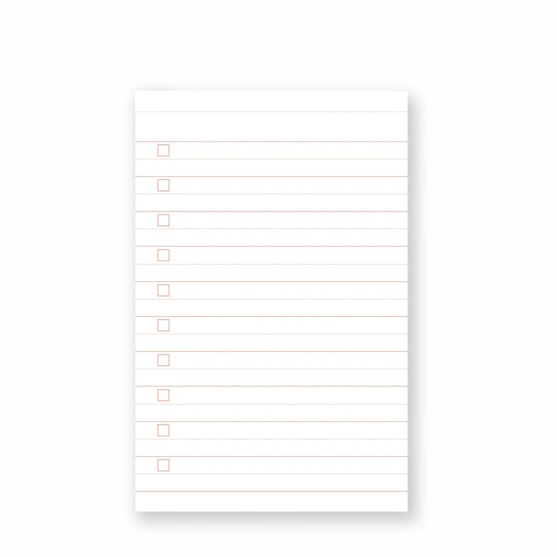 Everyday lists notesbog