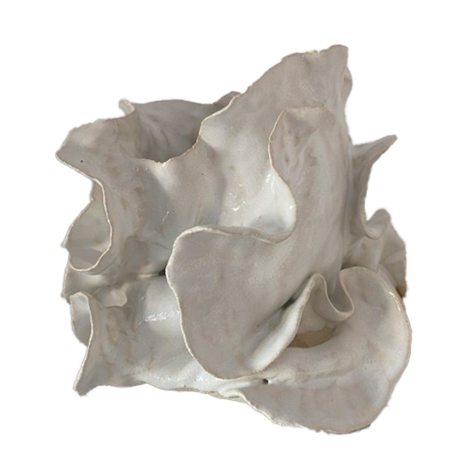 Vinge skulptur vase - abstrakt