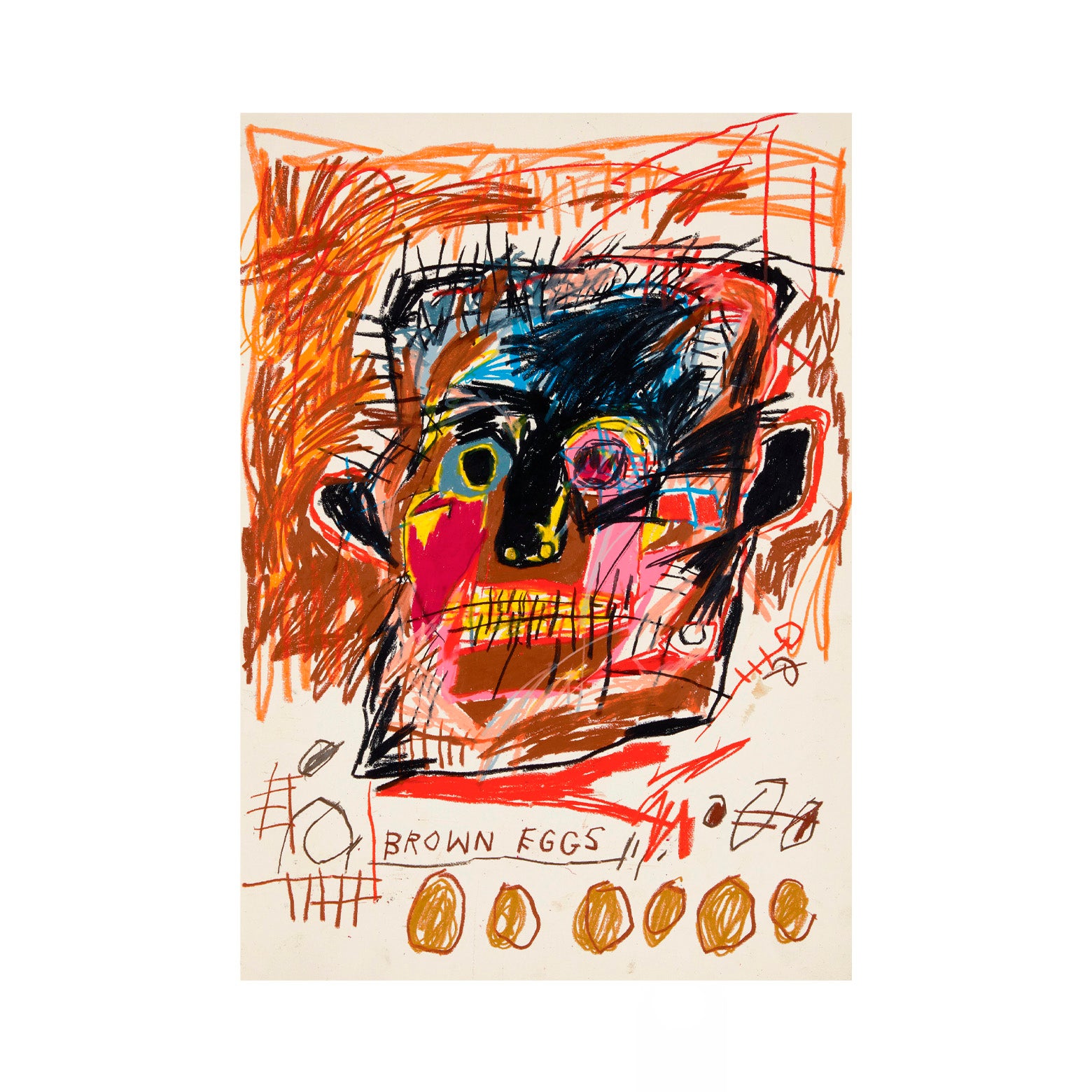 Jean-Michel Basquiat – Brown Eggs 1981