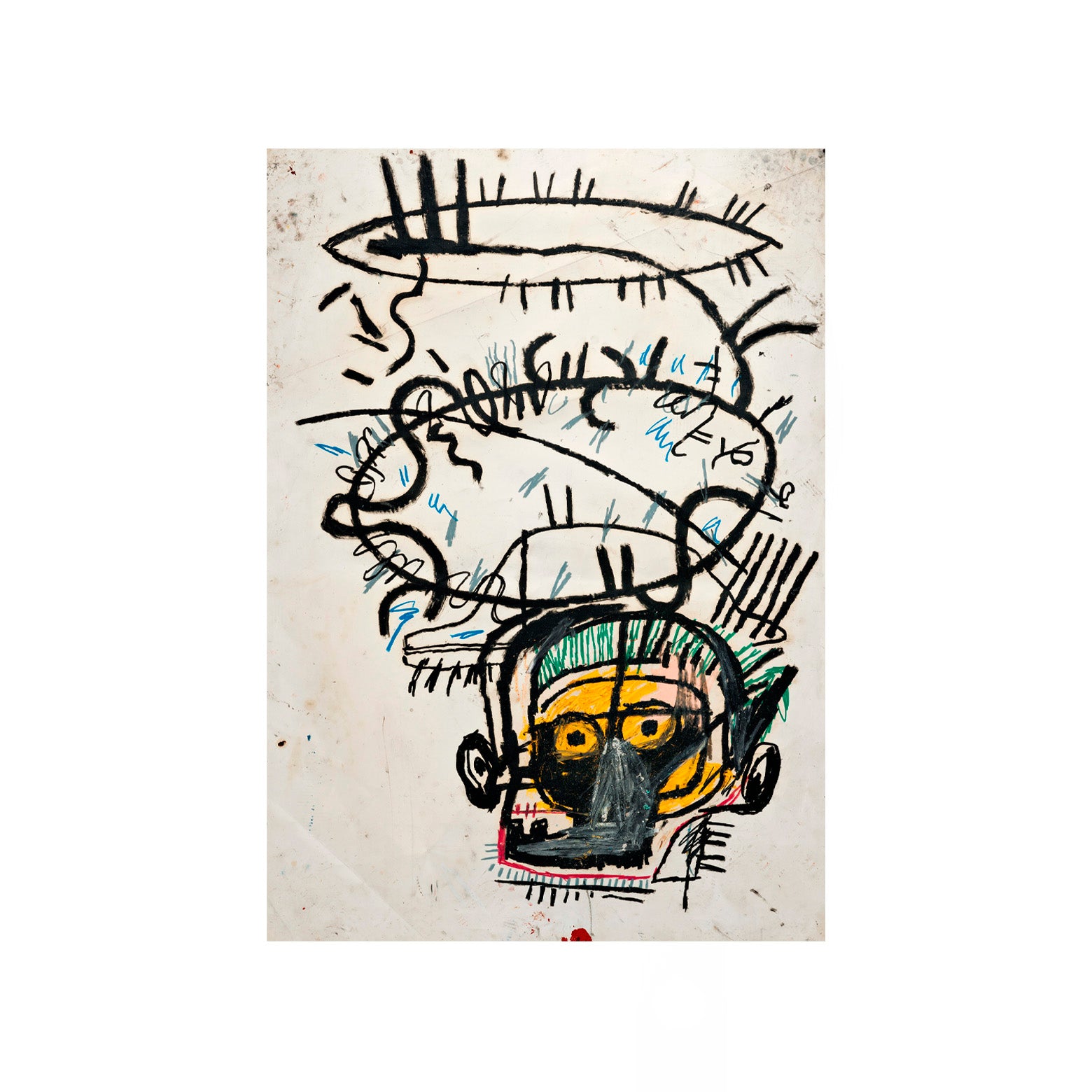 Jean-Michel Basquiat – Head 1982-83