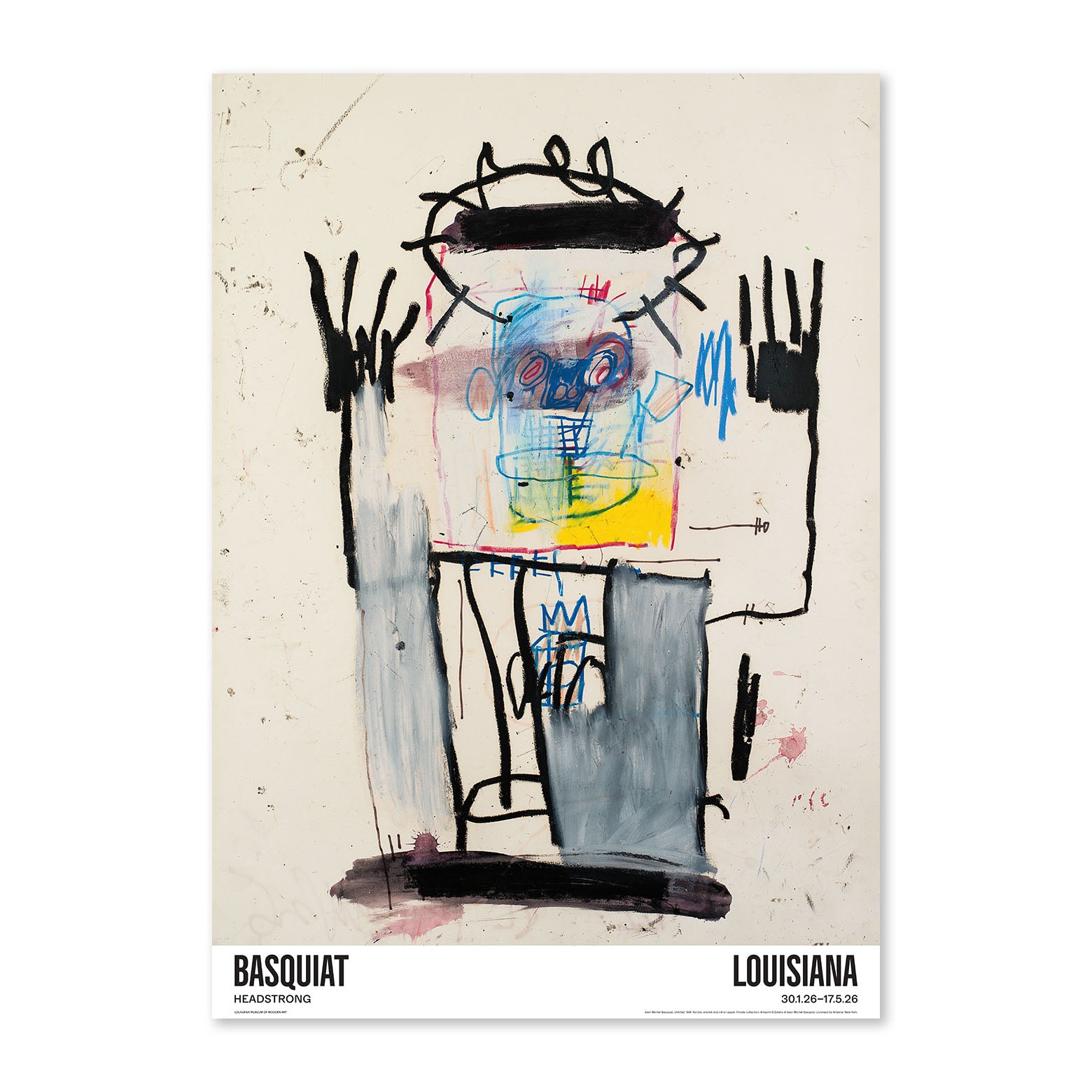 Jean-Michel Basquiat – Untitled 1981 – Louisiana Poster