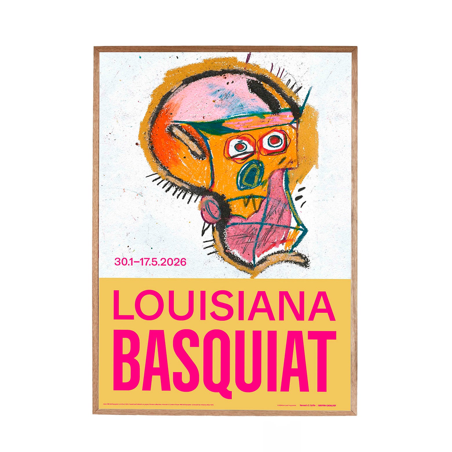 Refleksfri – Jean-Michel Basquiat – Untitled 1982 (orange kranie)