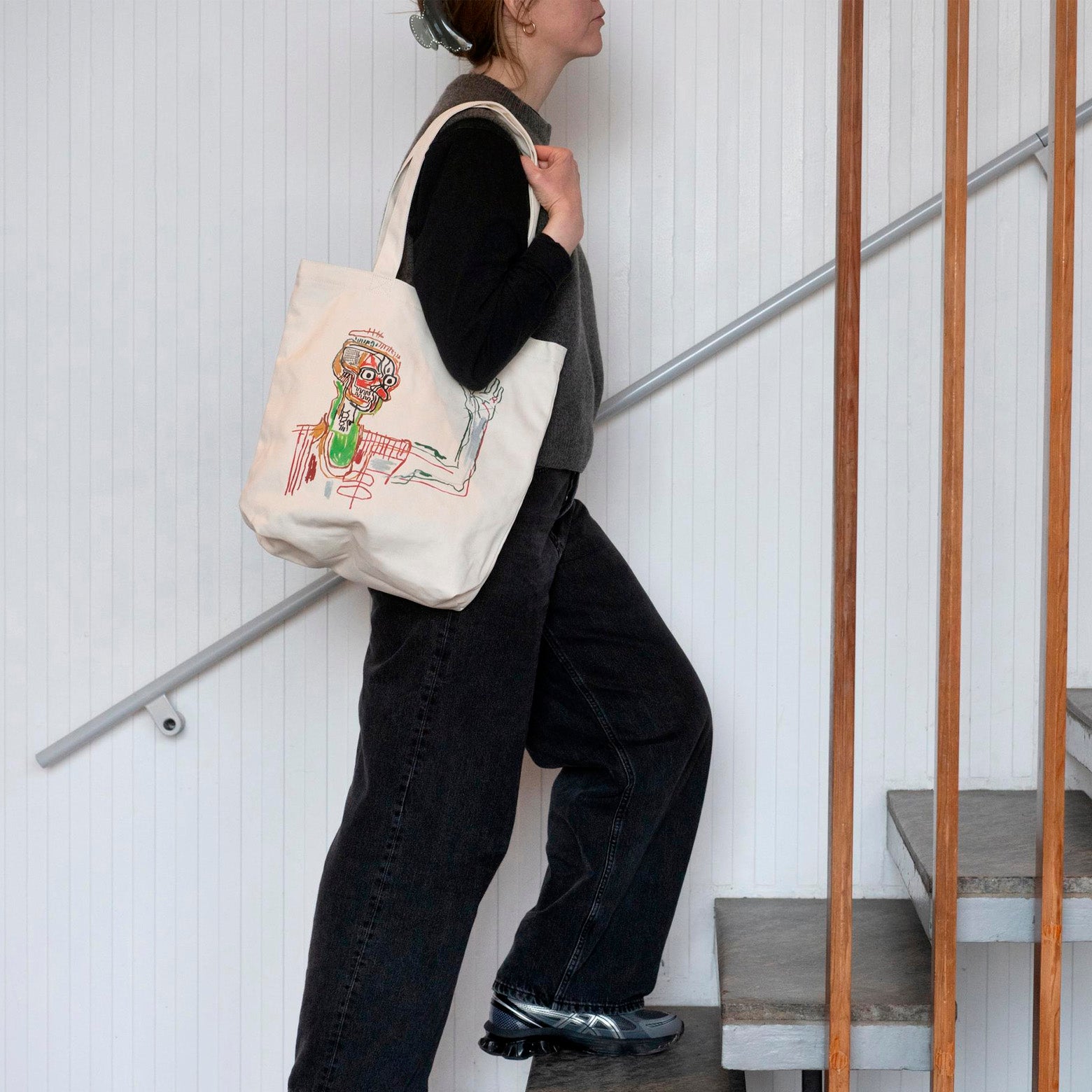 Tote Bag Basquiat Headstrong Mosquito Coil