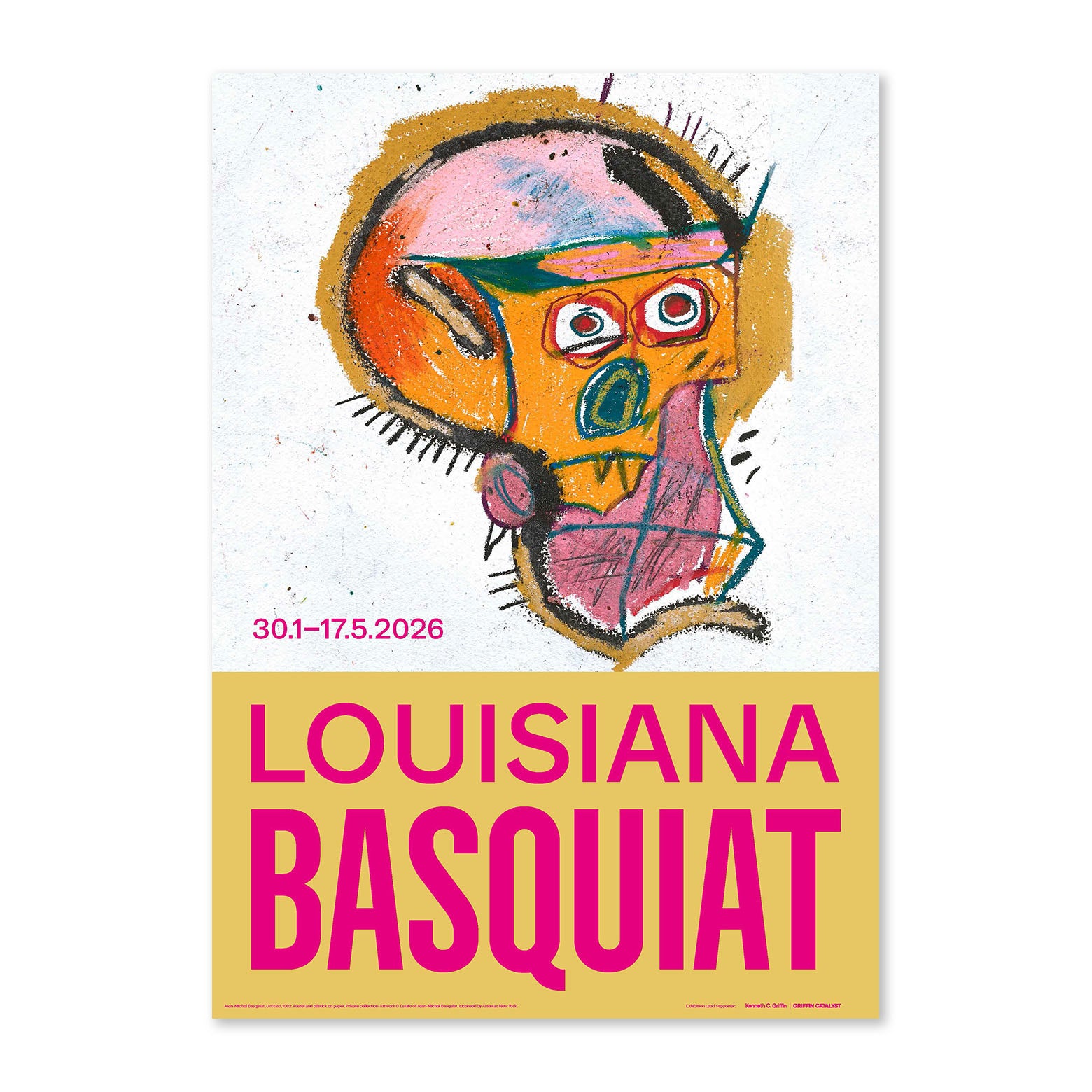 Jean-Michel Basquiat, Untitled, 1982 – Louisiana Plakat