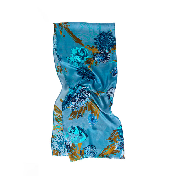 BB scarf ROYAL GARDEN 32x160 cm, 100% silk