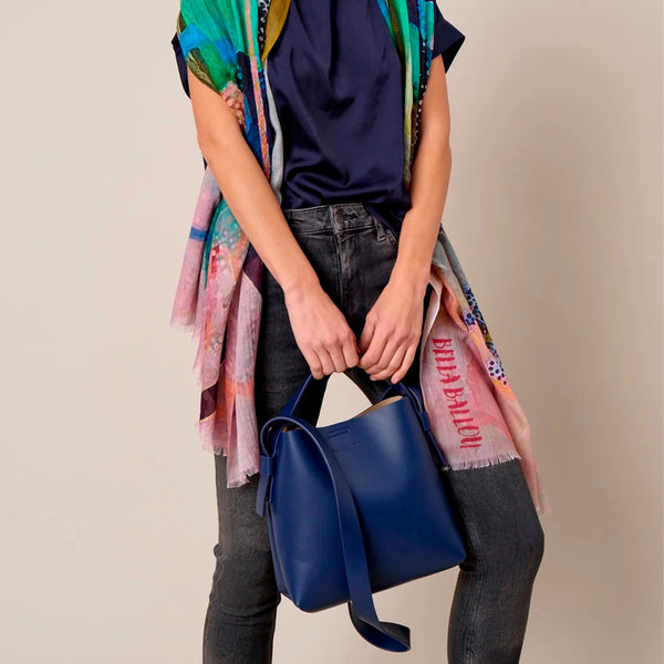 Skuldertaske – Mini City blue/navy