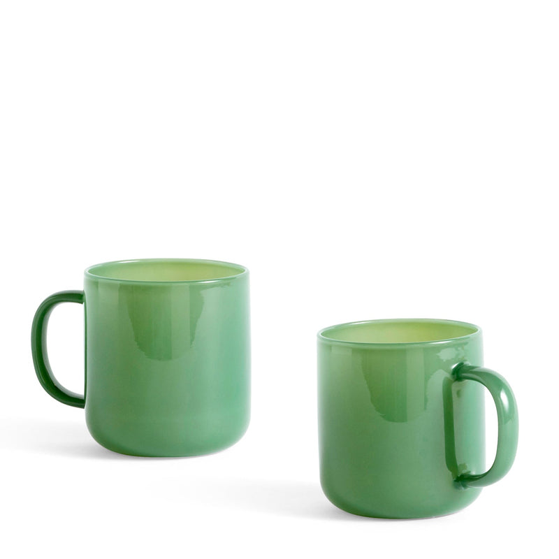 Mug 2 pcs. - dark green