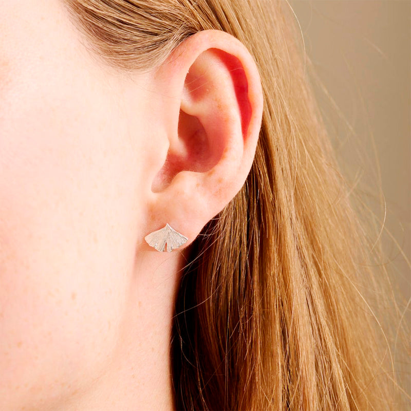 Biloba earrings – silver