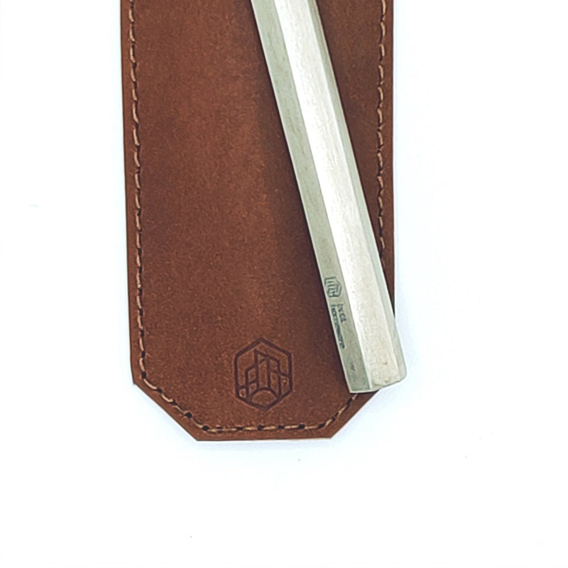 Bottle opener with leather case