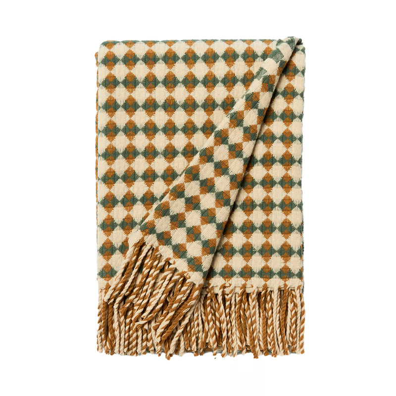 Plaid Azulejo Bicolor Bronze/Industrial Green