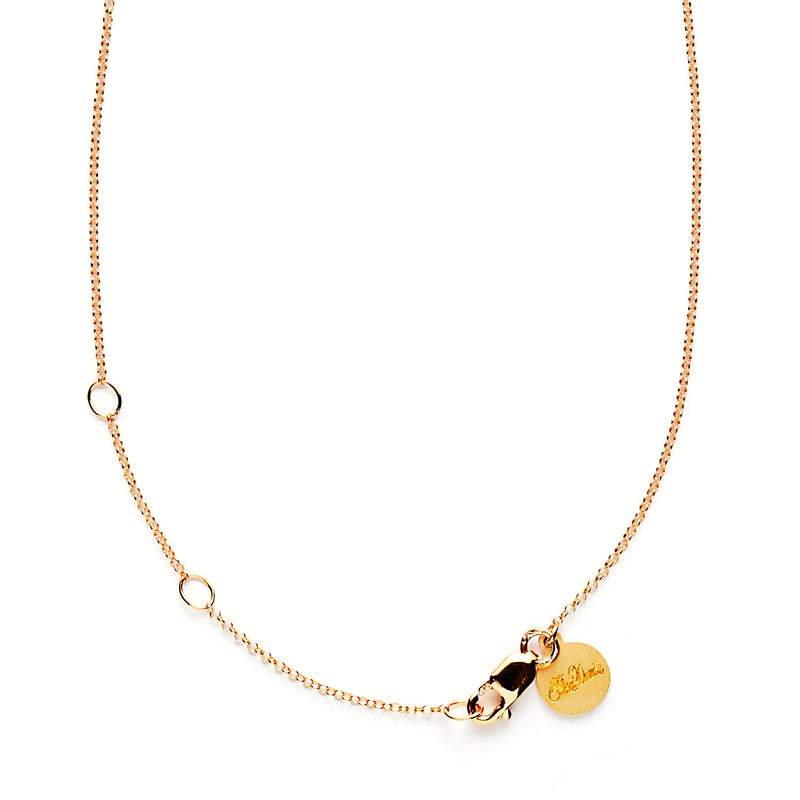 Four-leaf clover necklace – gold-plated