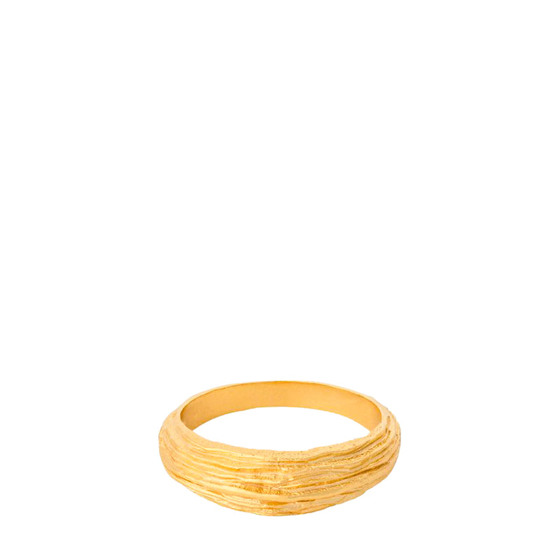 Coastline ring – gold