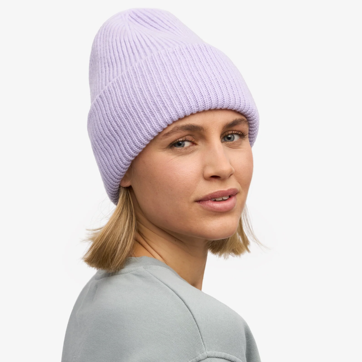 Colorful Standard merino uld hue i soft lavendel