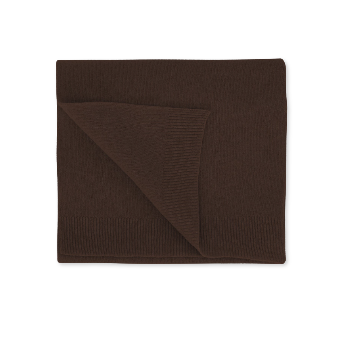 colorful standard tørklæde i  coffee brown