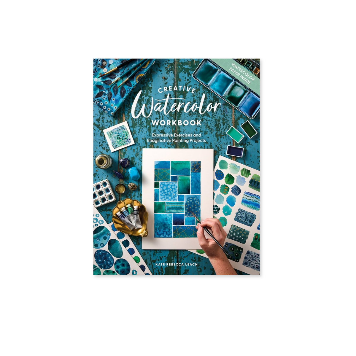 Bogen Creative Watercolor Workbook af Kate Rebecca Leach udgivet af David & Charles Publishing