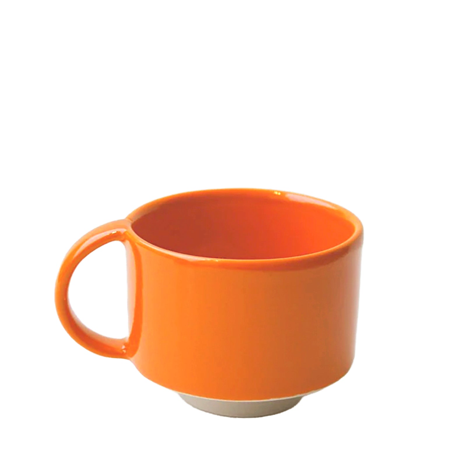Cup w/handle - light blue