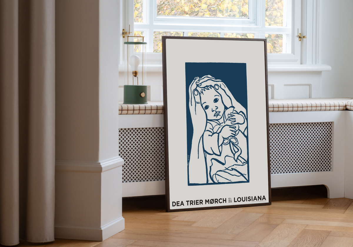 Plakat af Dea Trier Mørch – Vinterbørn (1976) i ramme