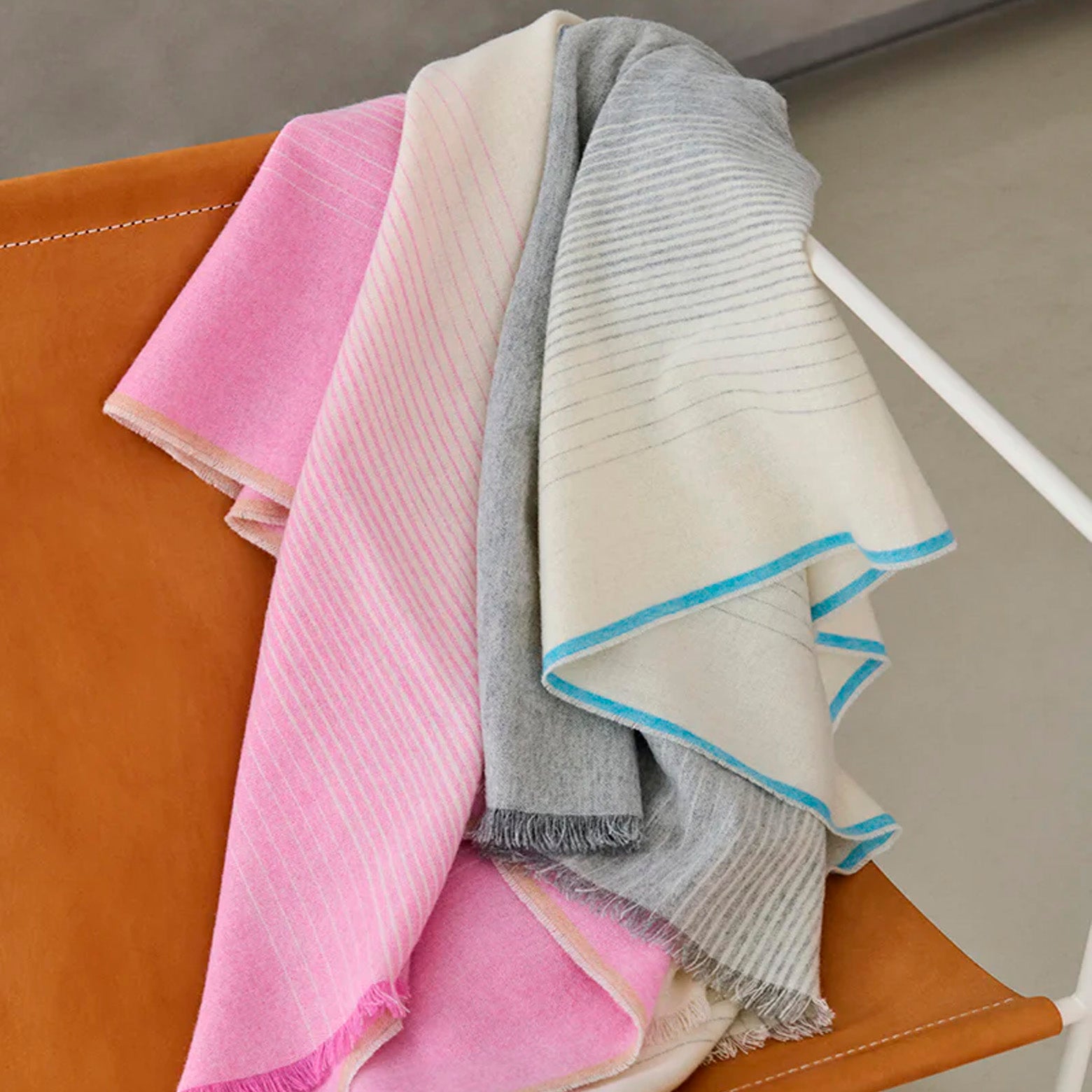 Plaid Postcard throw