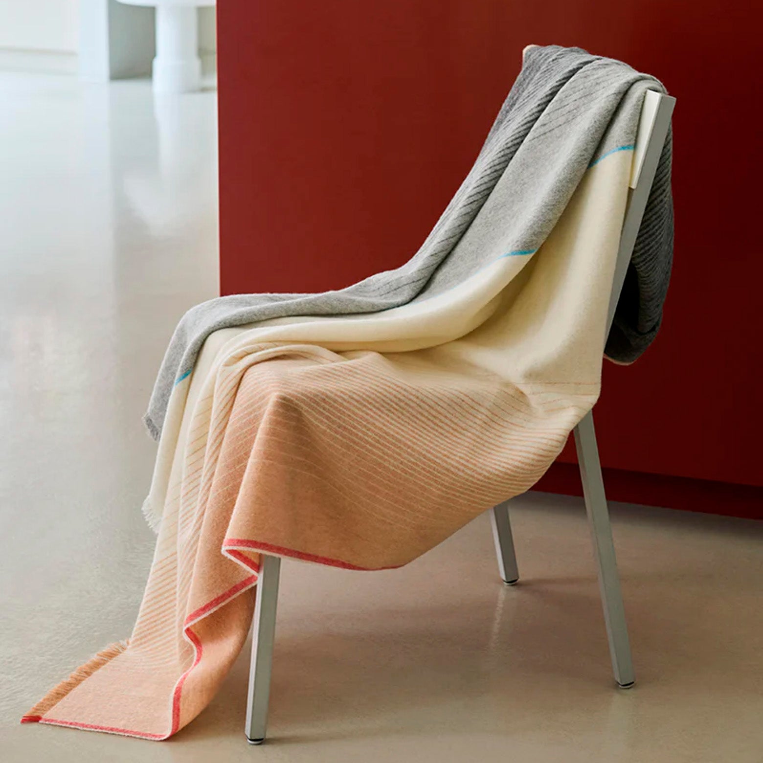 Plaid Postcard throw
