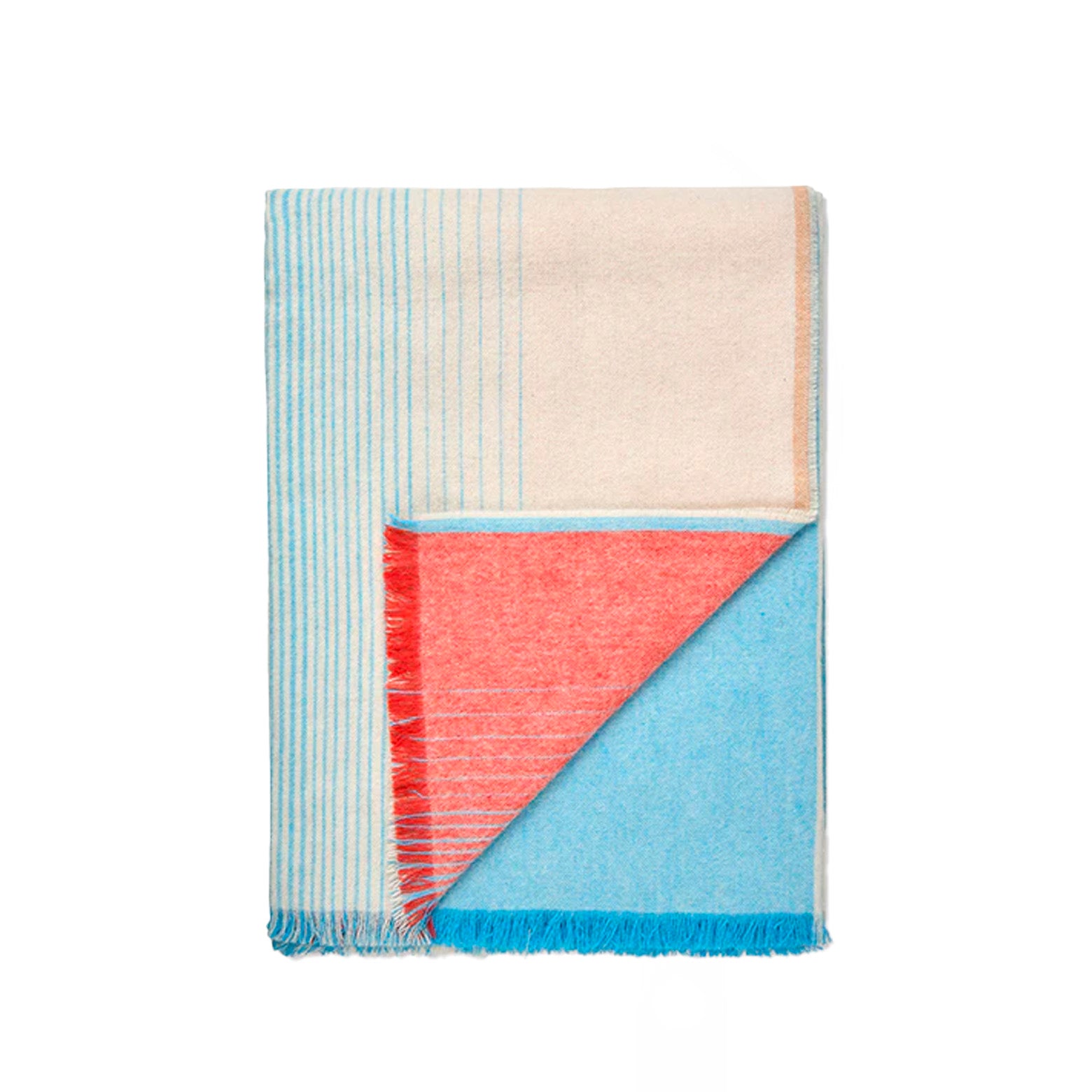 Plaid Postcard throw