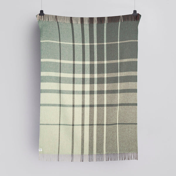 Wool plaid Filos – green