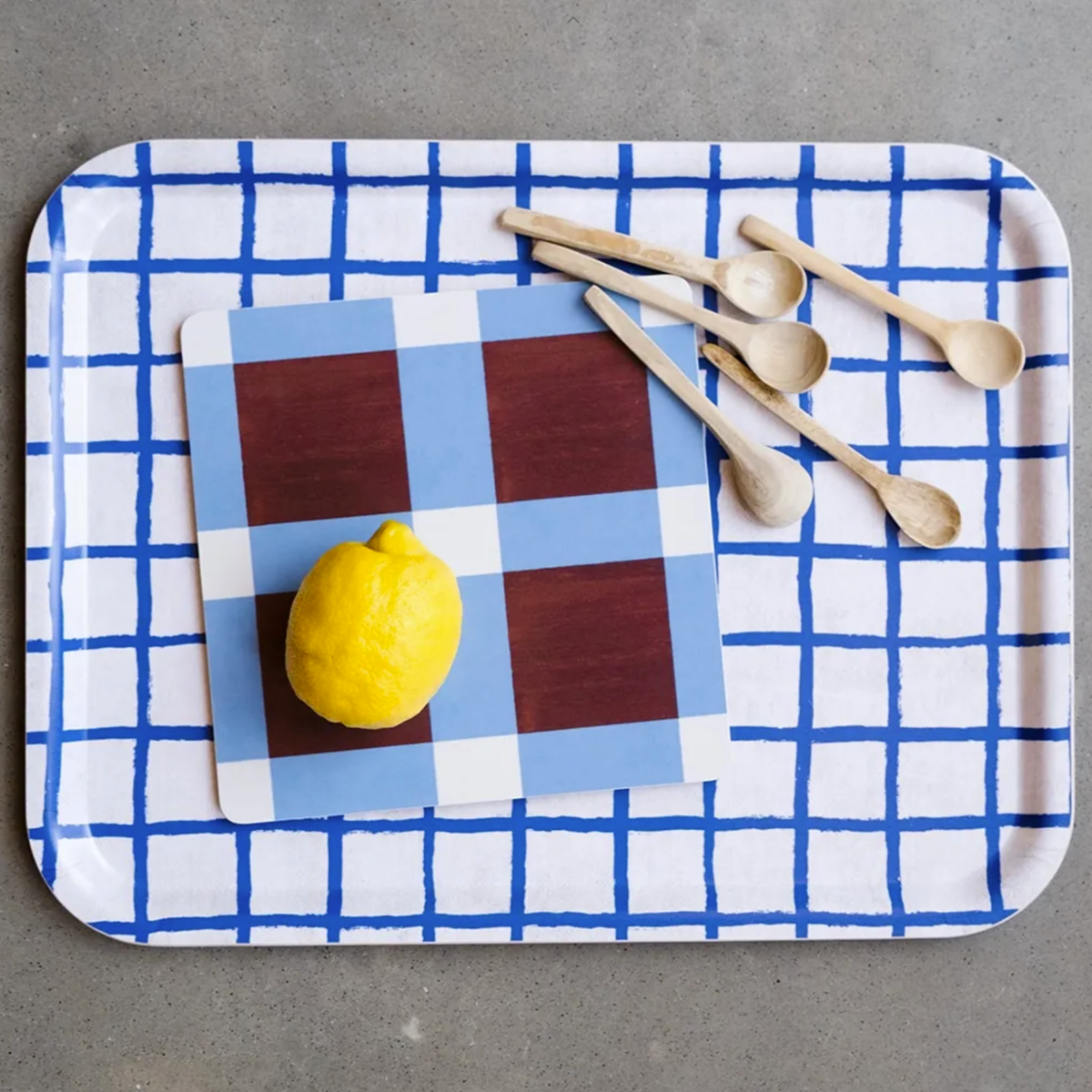 Bordskåner, Rutan Pot, designet af Evelina Kroon for det svenske designbrand Fine Little Day.