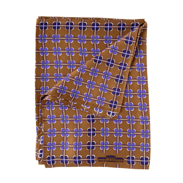 Silk scarf no. 674 – ochre