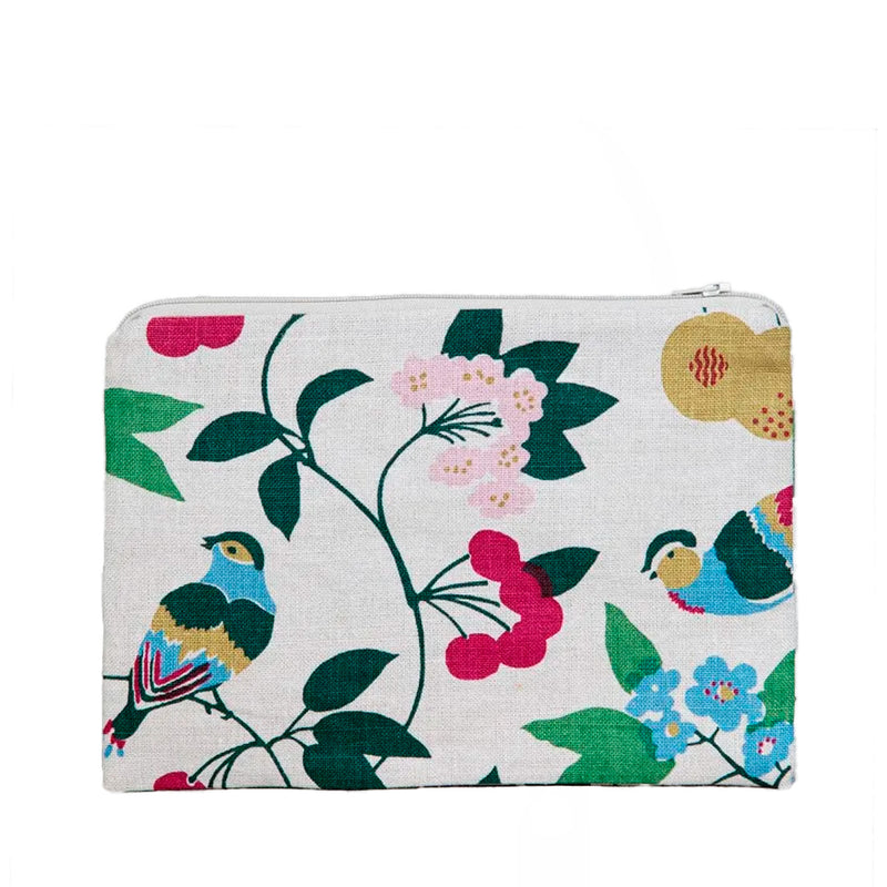 Toiletry bag with cherry print