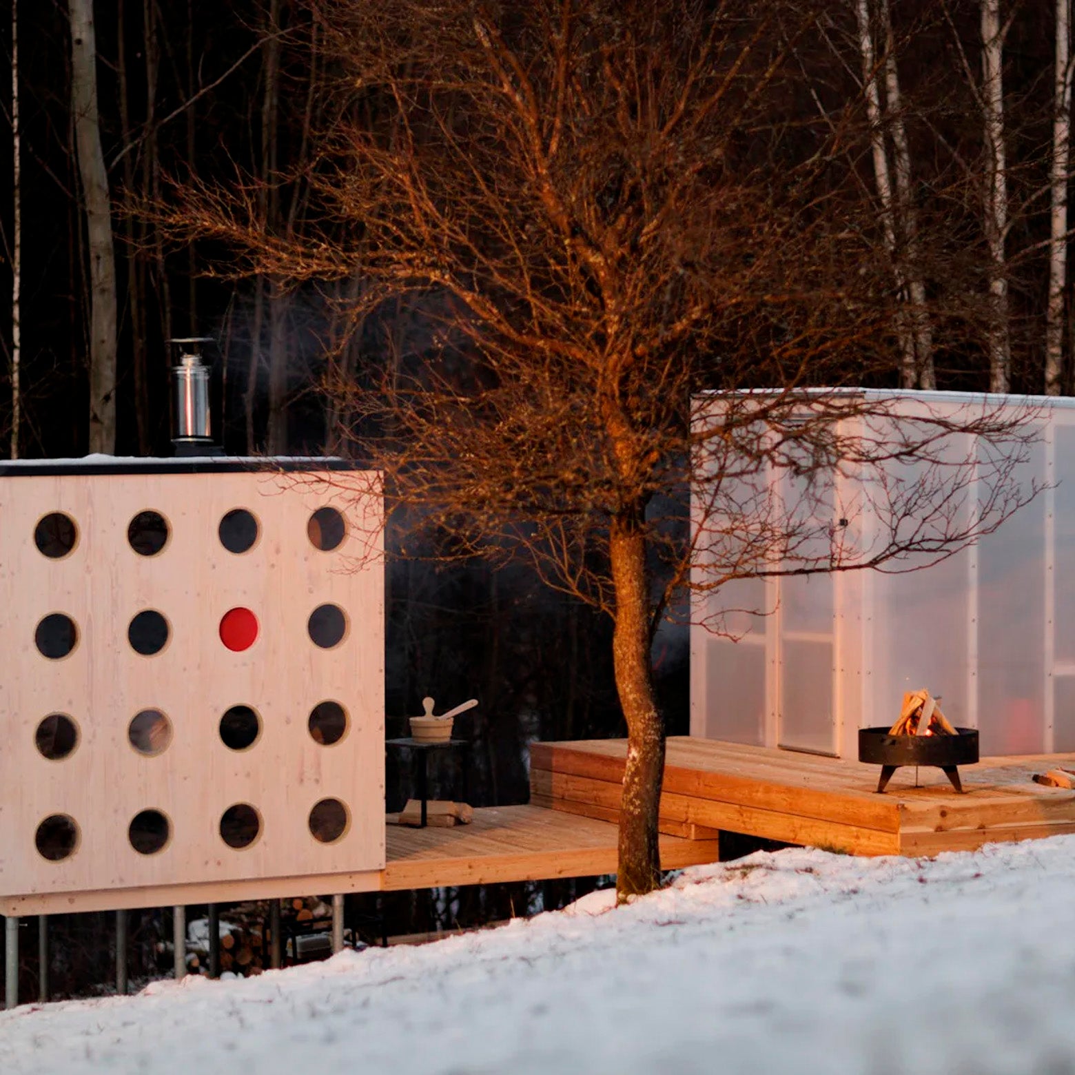 Forside af Ridiculously Good-Looking Saunas - design- og fotobog om nogle af verdens mest markante, nutidige saunaer. Udgivet af Die Gestalten Verlag.