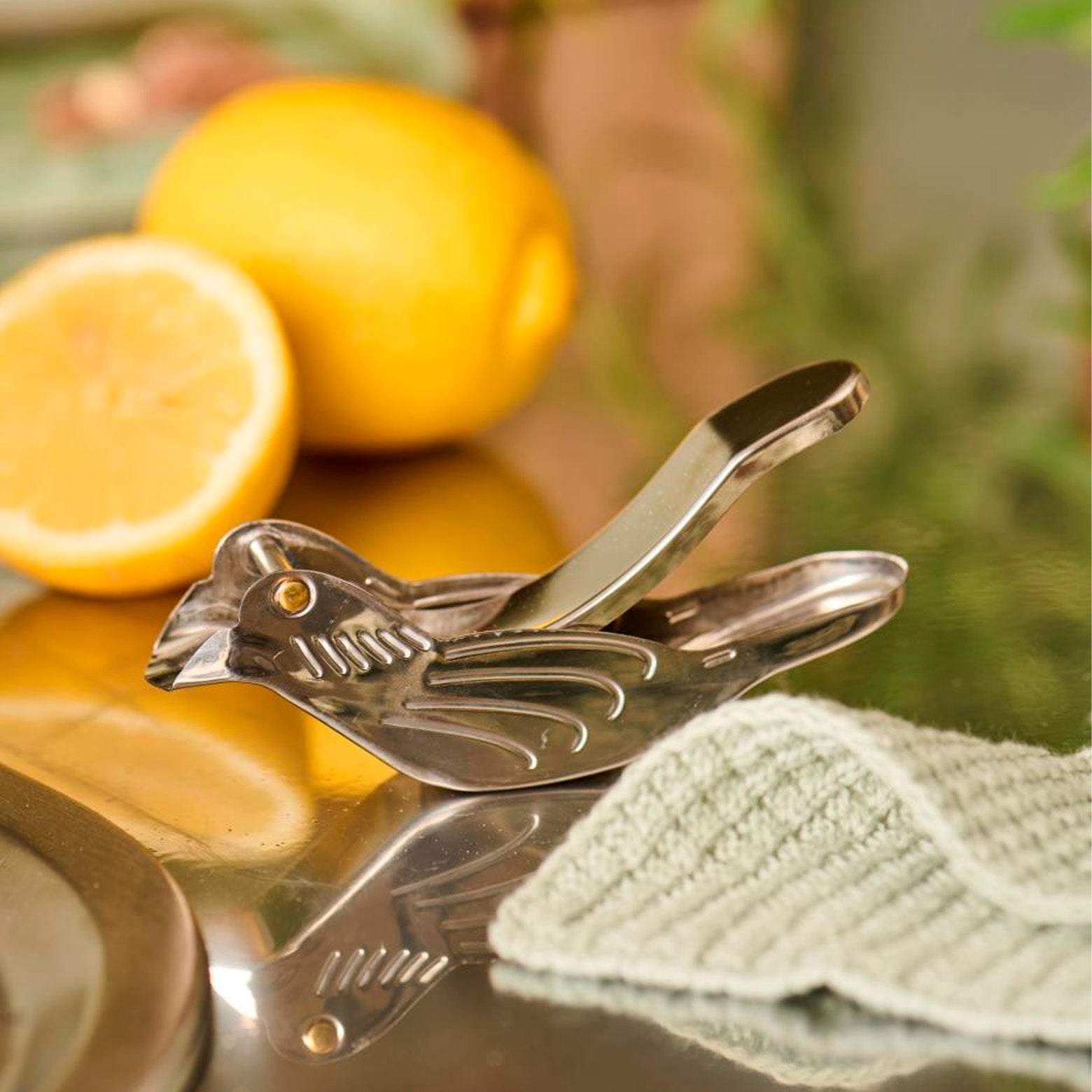 Citronpresser fugleformet