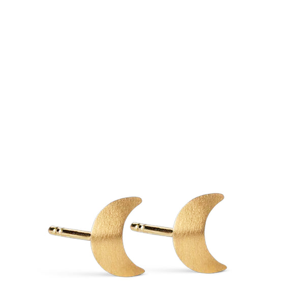 Small Half Moon Stud ørering