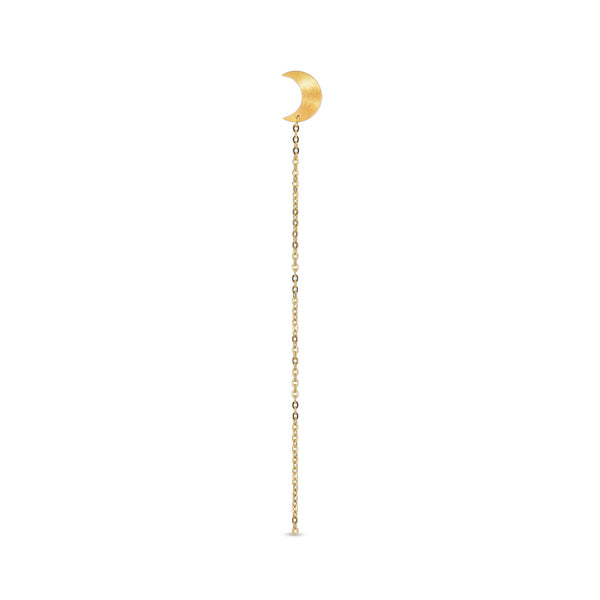 Half Moon Chain Stud – Left