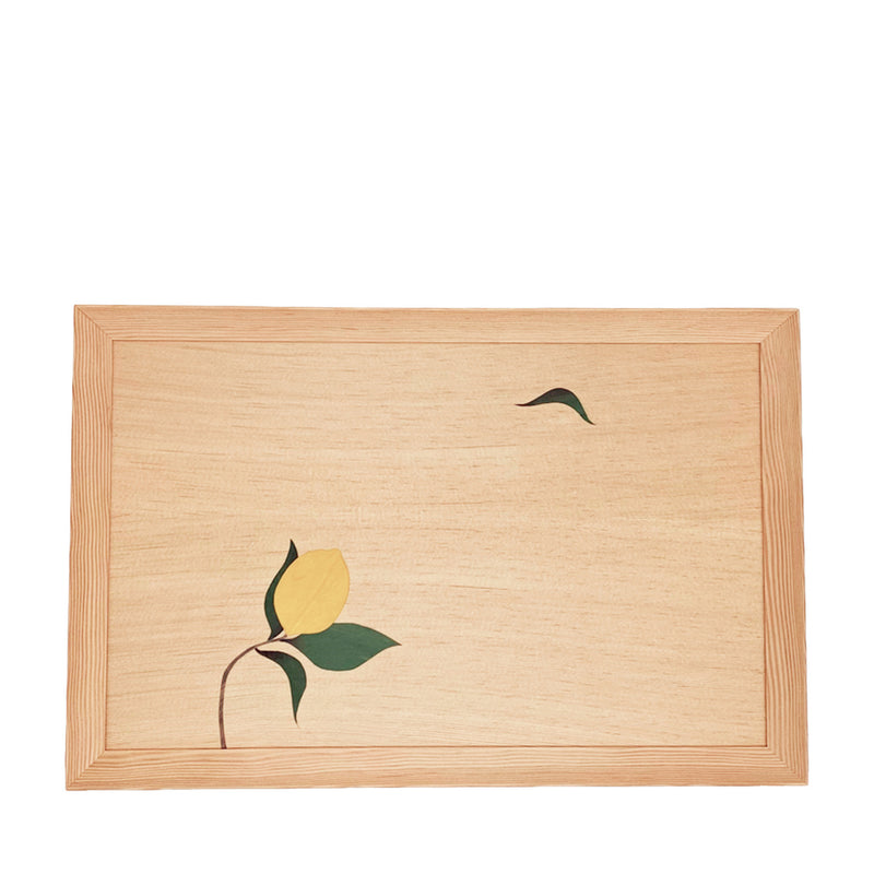 Serving tray - medium motif lemon