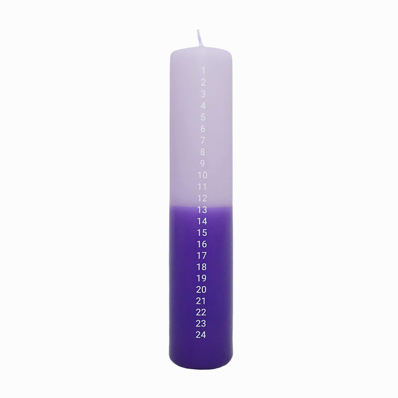 Calendar candle – lavender