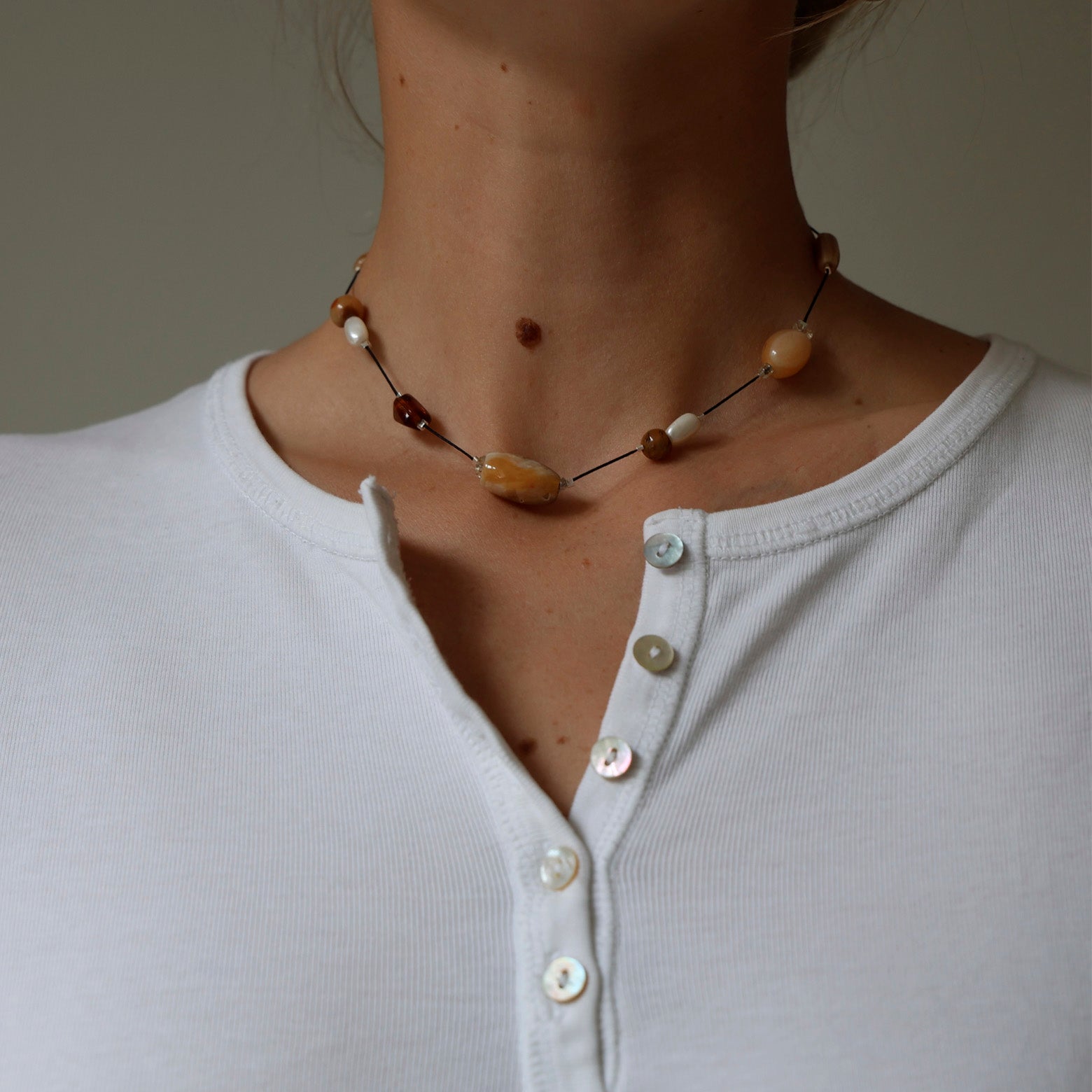 Classic Necklace vintage pearls