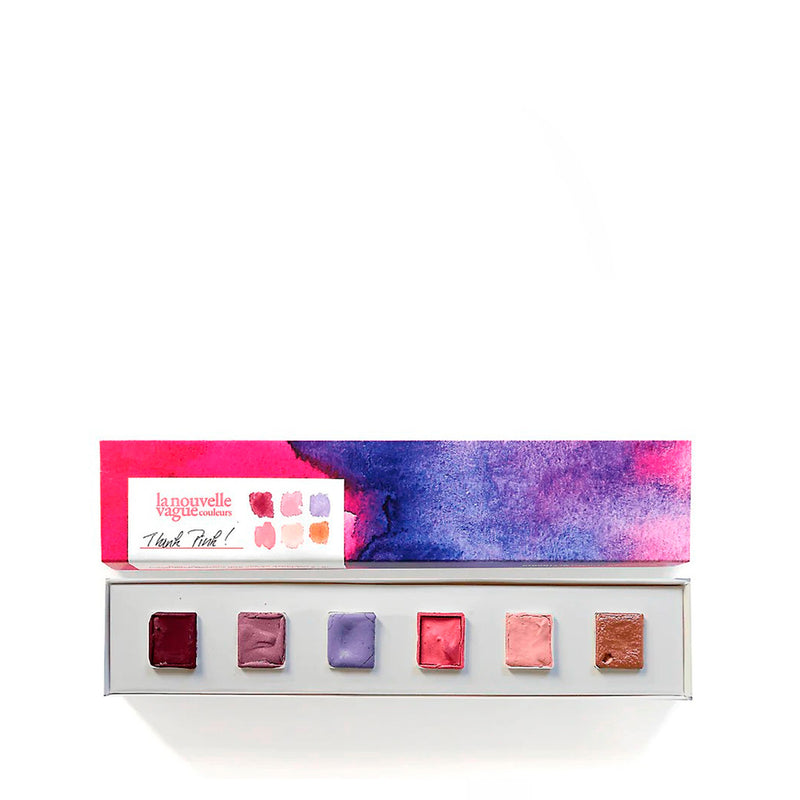 6 watercolors – Think Pink!