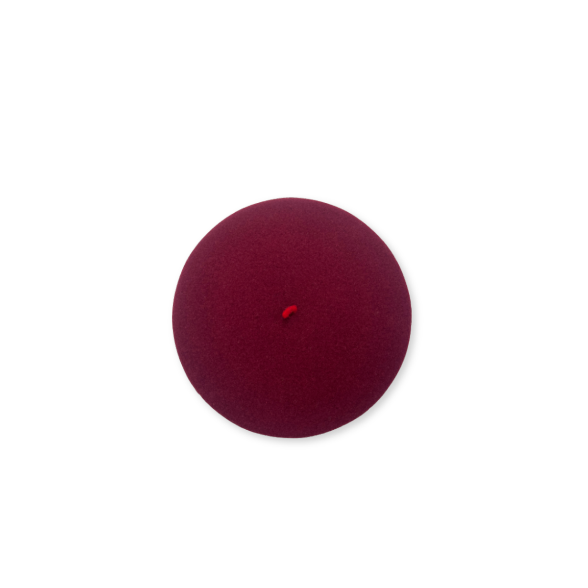 Le beret Alpehue tofarvet cranberry