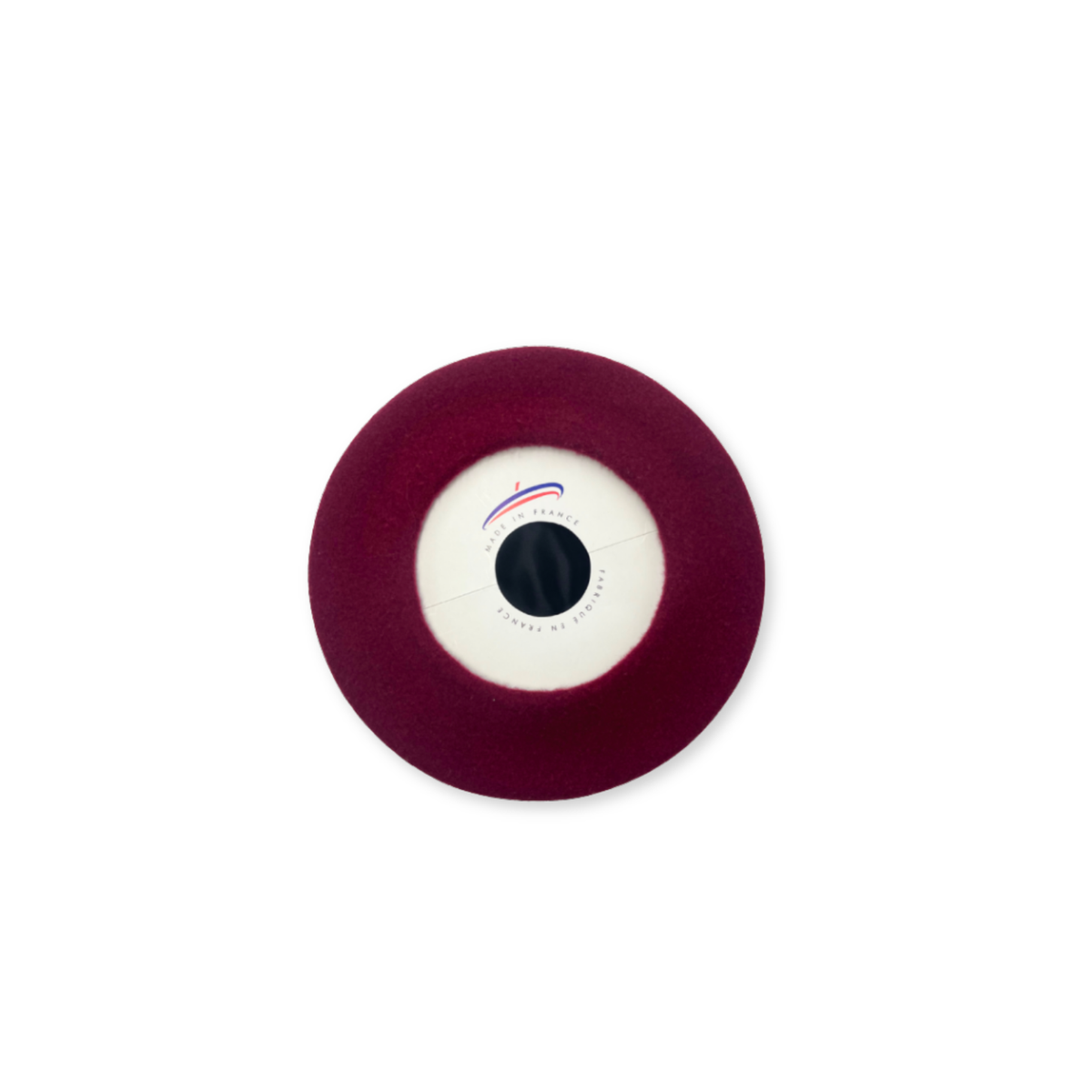 Le beret Alpehue tofarvet cranberry