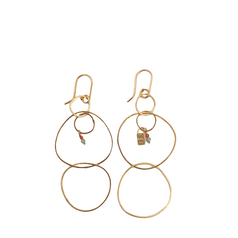 Earring Loop M gold