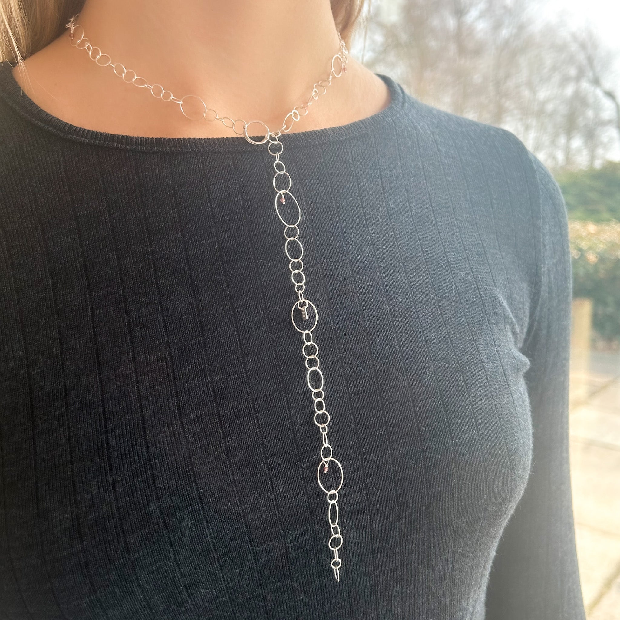 Lina Christensen Halskæde i soelv