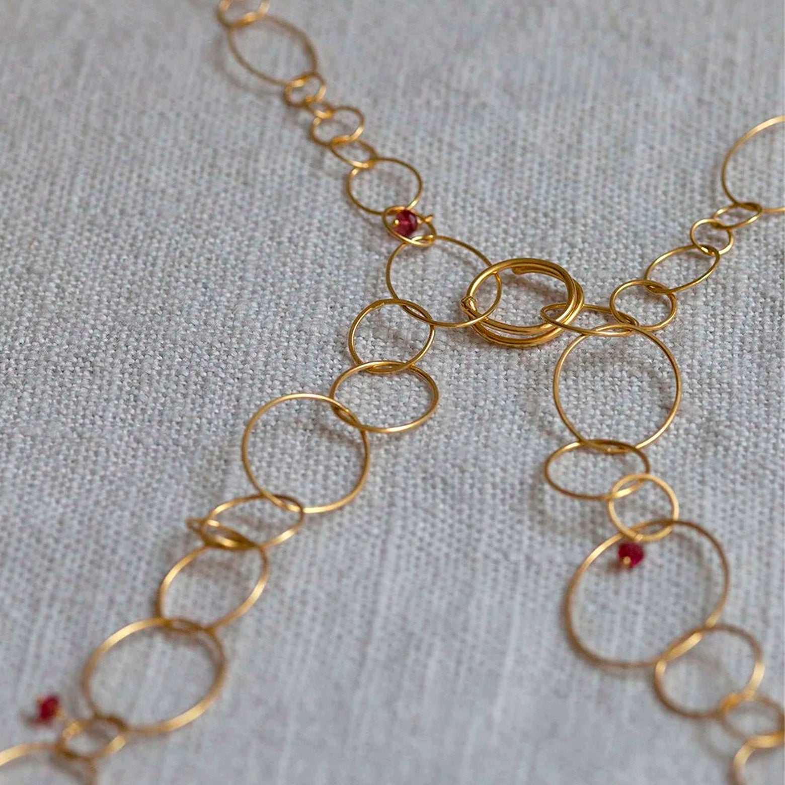 Very Thin necklace small – gold-plated