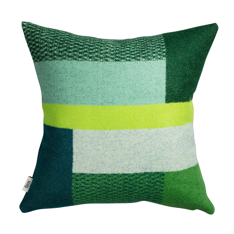 Mikkel wool pillow – green