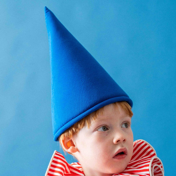 Pointed hat for dressing up - blue