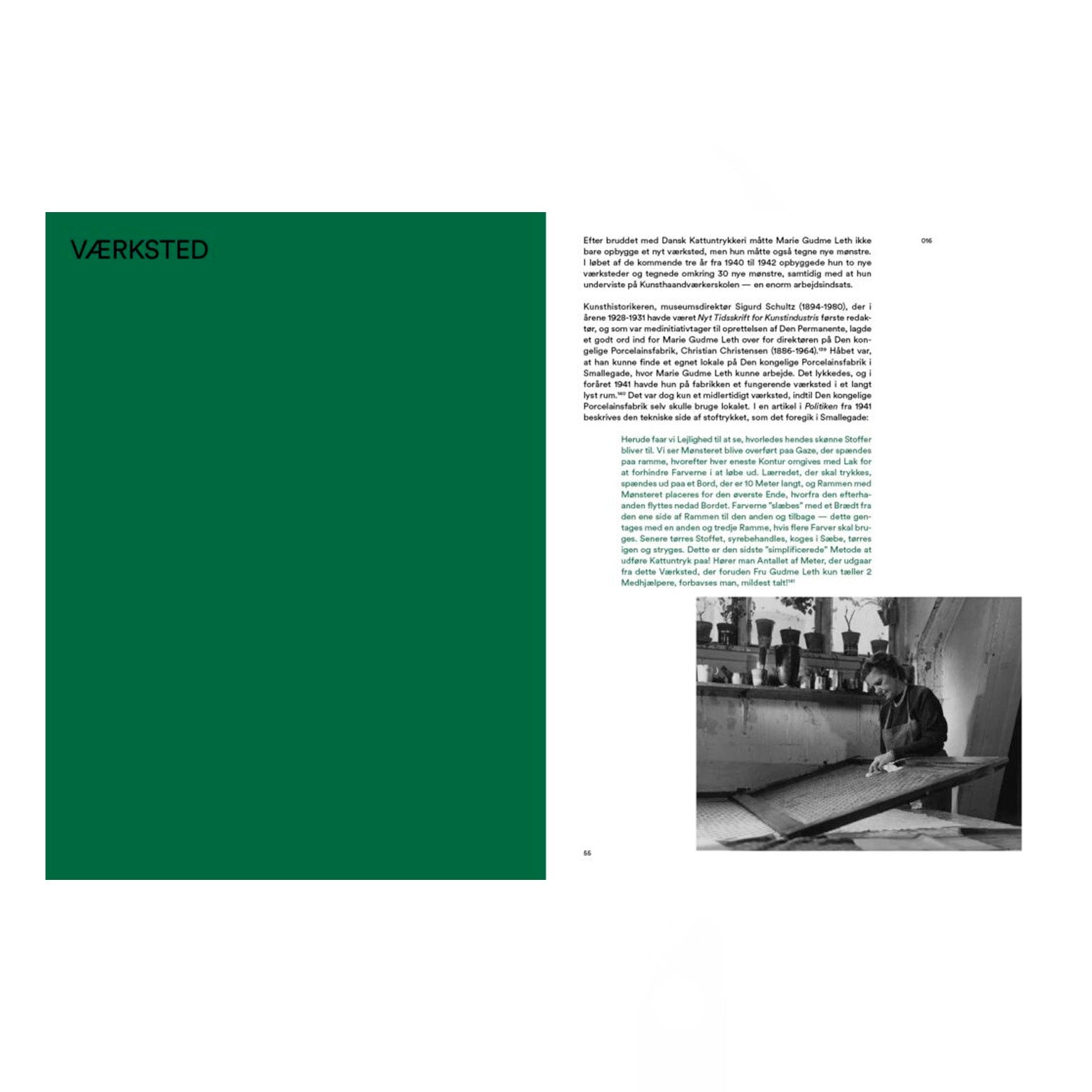 Marie Gudme Leth - En pioner i dansk stoftryk